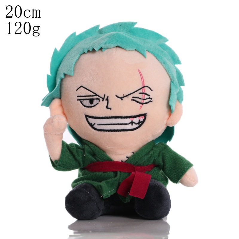 Thú Nhồi Bông Mềm Mại Hình Nhân Vật Phim one piece 14-20cm