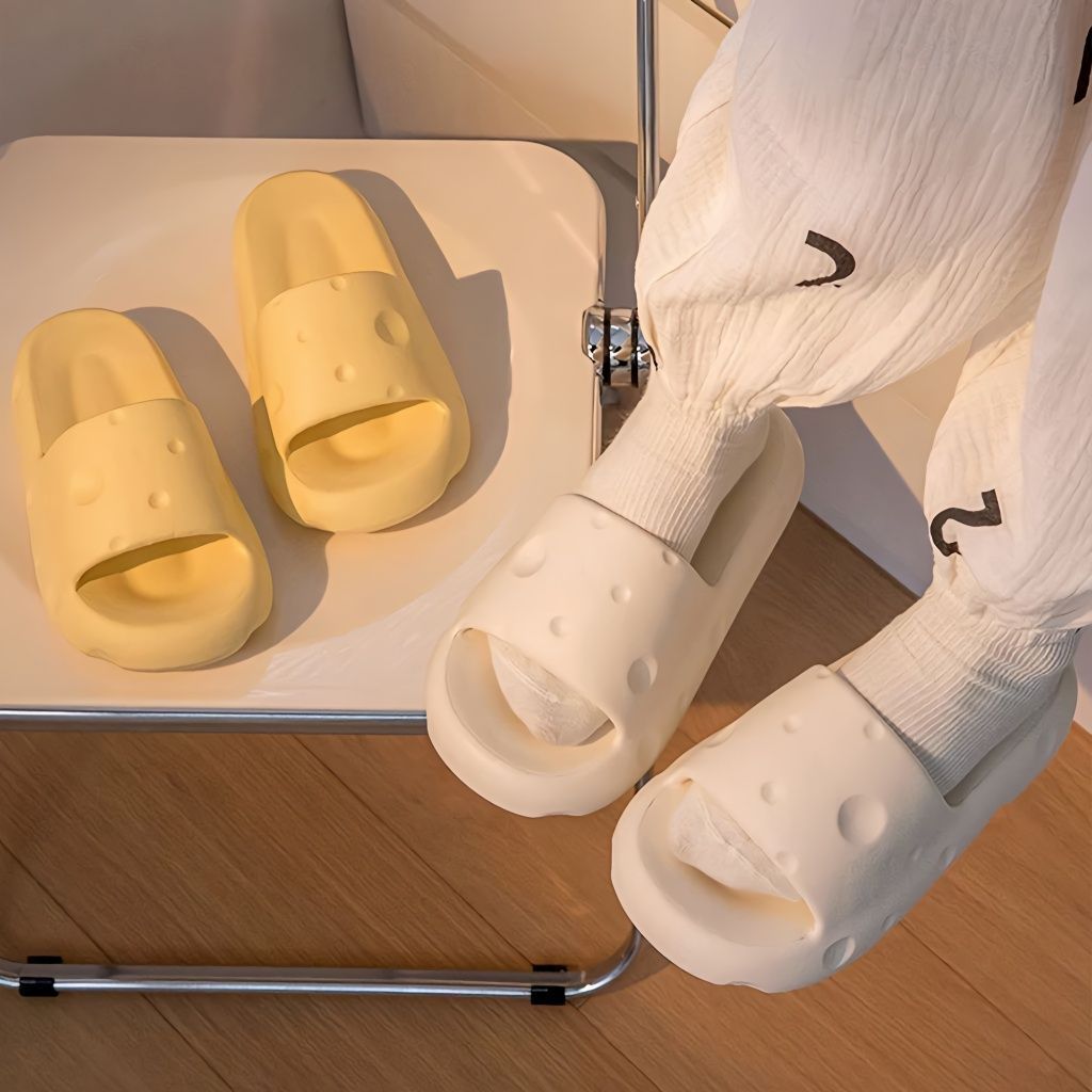 Dép Xỏ Ngón Đế Dày Chống Trượt Màu Sắc Thời Trang Mùa Hè Cho Nữ