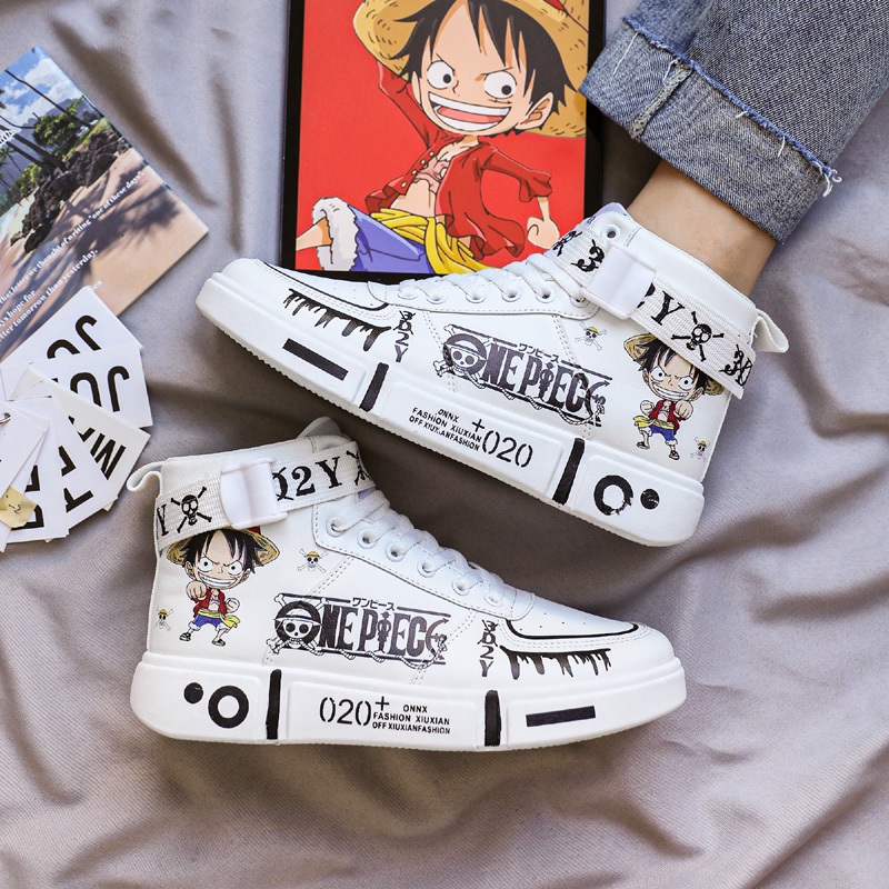 Giày Sneaker Chạy Bộ Thoải Mái Thời Trang Cho Nam In Hình Anime Dragon Ball Son Goku