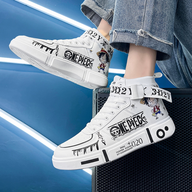 Giày Sneaker Chạy Bộ Thoải Mái Thời Trang Cho Nam In Hình Anime Dragon Ball Son Goku