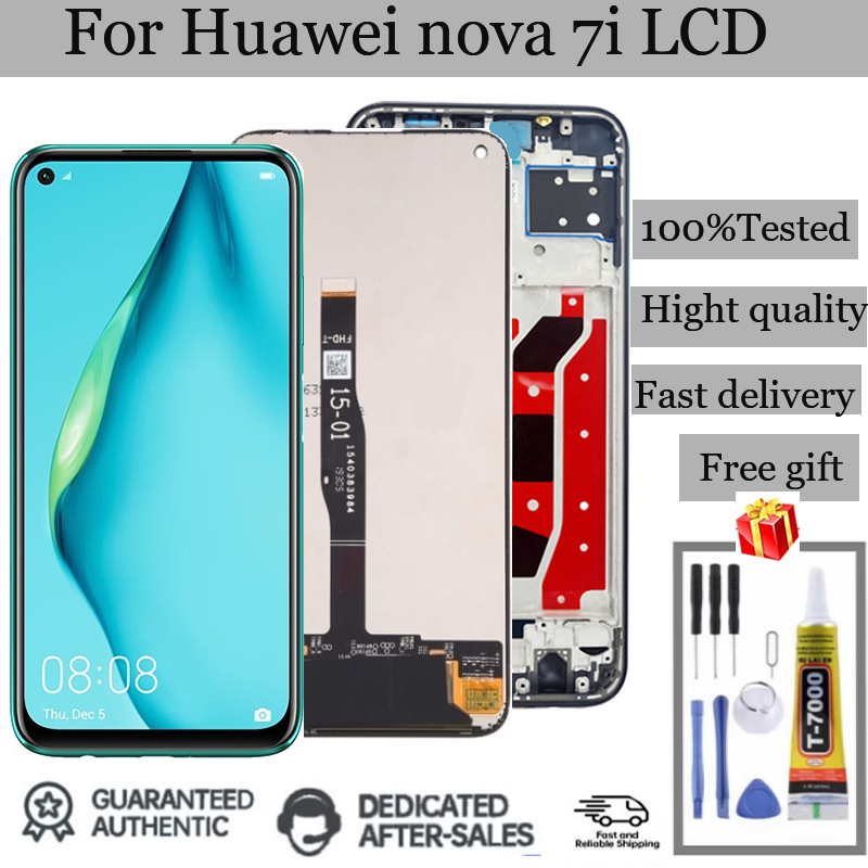 Dành Cho Huawei nova 7i LCD Màn Hình Cảm Ứng Số Hóa Hiển Thị Linh Kiện Thay Thế JNY-L22B JNY-L21A JN