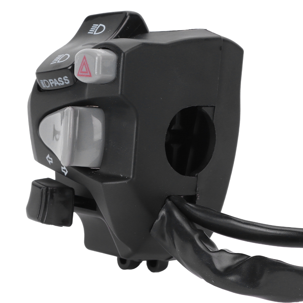 Motorlife Công tắc tay lái 22mm Thay thế nút điều khiển chùm sáng thấp/cao cho Honda MSX SF 125