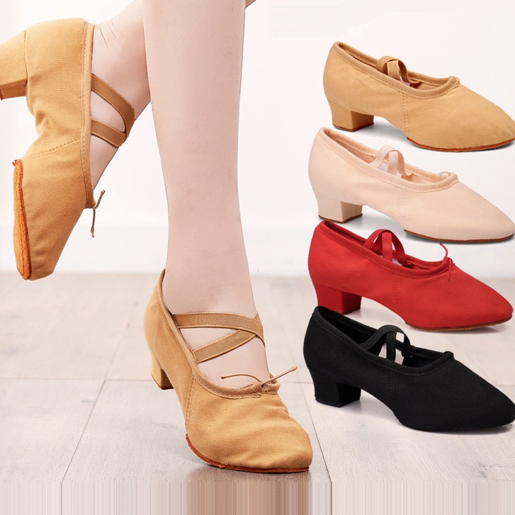 Giày Múa Ba Lê Bằng Da 1 size 32-41