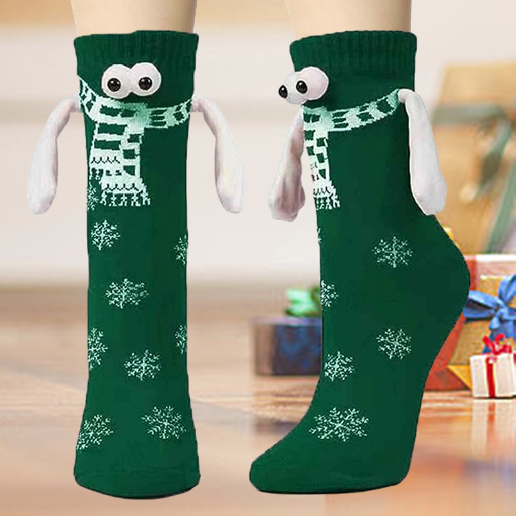 Vớ Cổ Trung Thoáng Khí in Họa Tiết Hoạt Hình Vui Nhộn