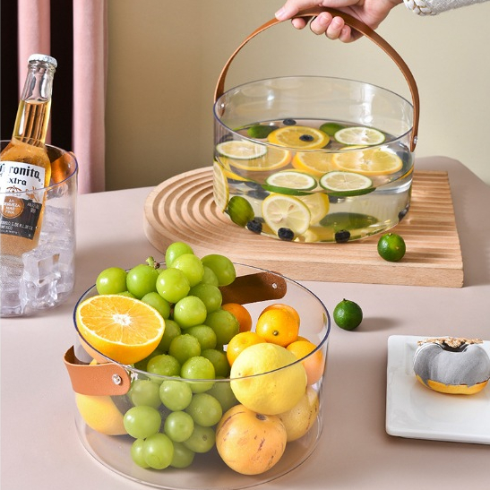 Thú Cưng Nhỏ Xô Đá Hộ Gia Đình Trong Suốt Thùng Rượu Dã Ngoại Bia Uống Onemore
