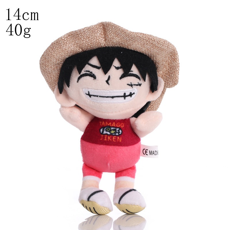 Thú Nhồi Bông Mềm Mại Hình Nhân Vật Phim one piece 14-20cm
