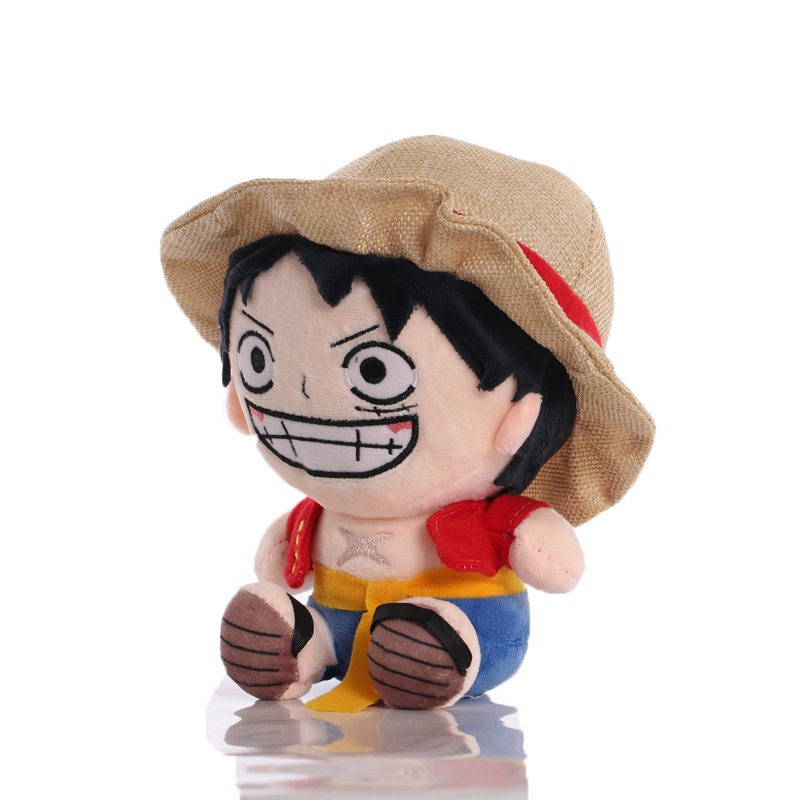 Thú Nhồi Bông Mềm Mại Hình Nhân Vật Phim one piece 14-20cm
