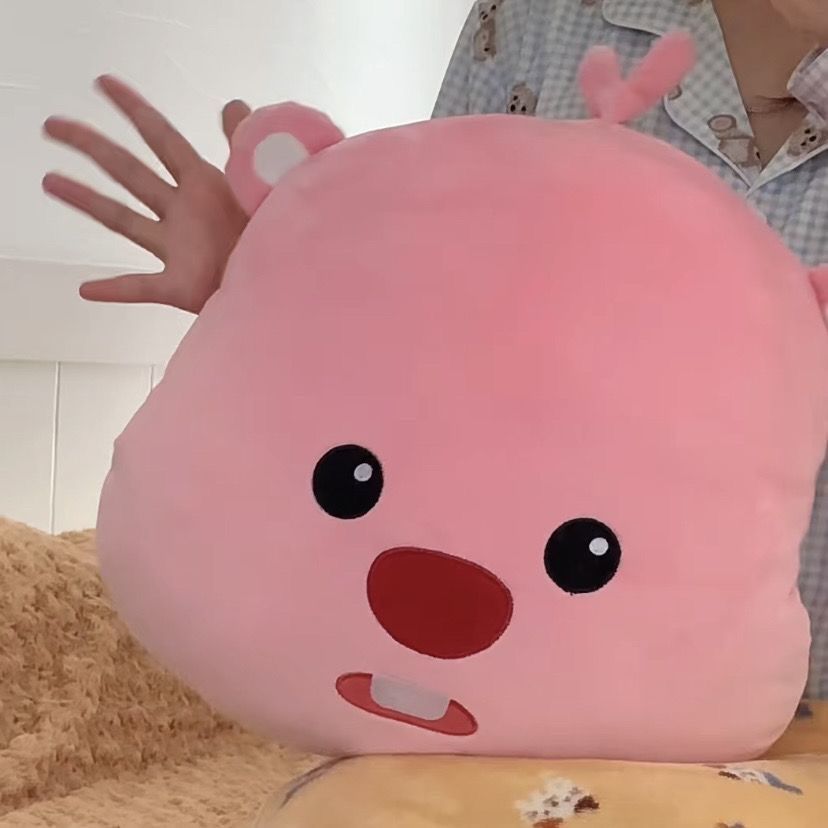 Mr.puffer Mới Toanh Thú Nhồi Bông Mềm Màu Hồng beaver ruby loppy