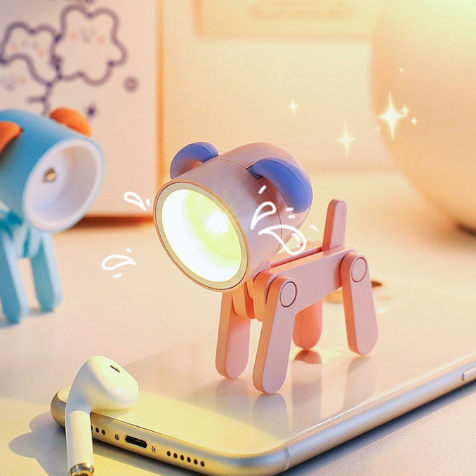 Đèn LED mini đọc sách hình chú chó,hươu dễ thương, Dễ Thương Đèn Led Đèn Ngủ Mini, Hình Thú Cưng Dễ Thương Dùng Trang Trí Cxmin10