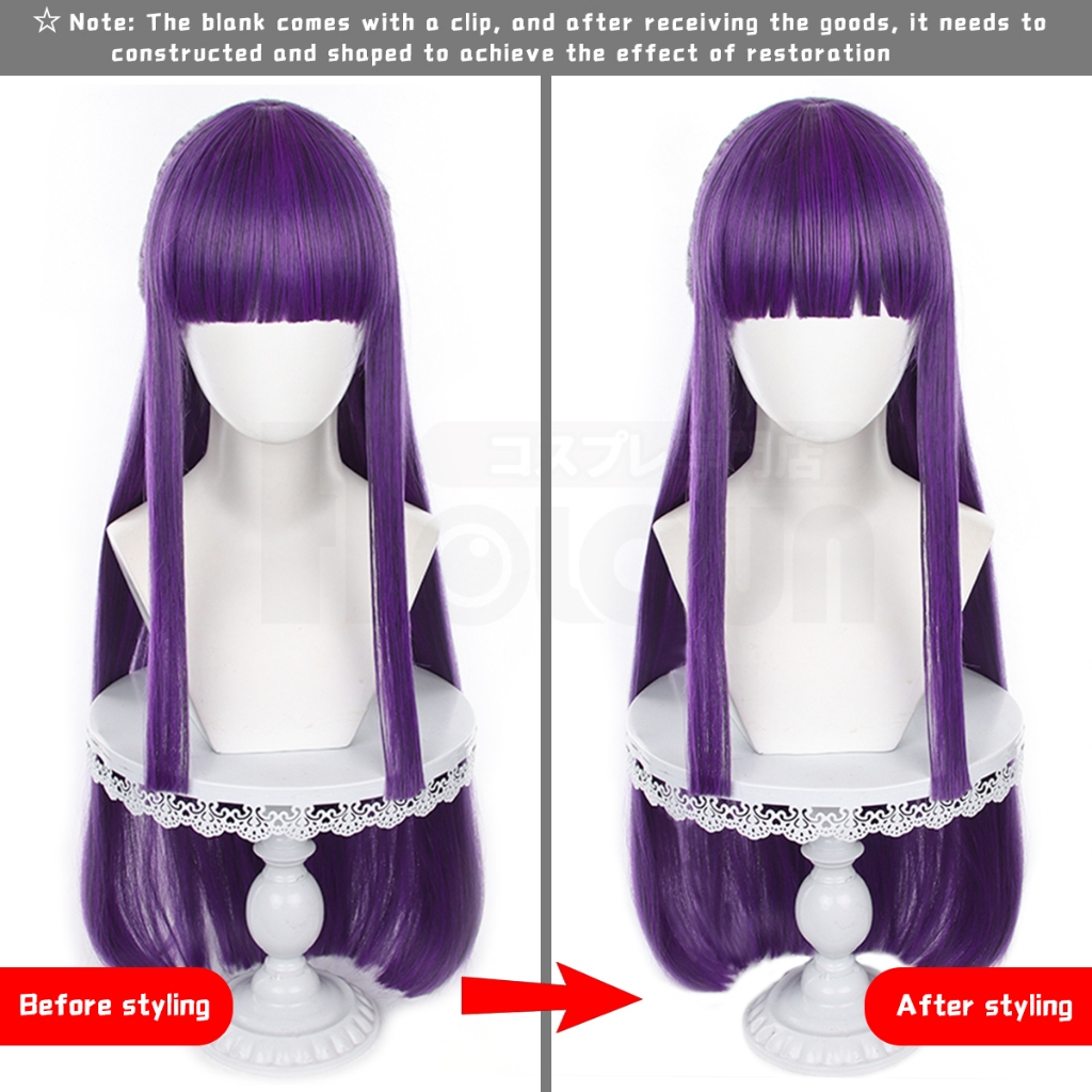 Holoun Frieren Wig Friendren Bộ Tóc Giả Hóa Trang Nhân Vật manga Trong Phim Ngày Lễ halloween