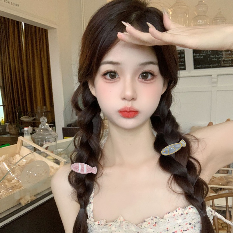Miua🔮Kẹp Tóc Hình Cá Hề Dễ Thương Thời Trang Mùa Hè Cho Nữ 2024