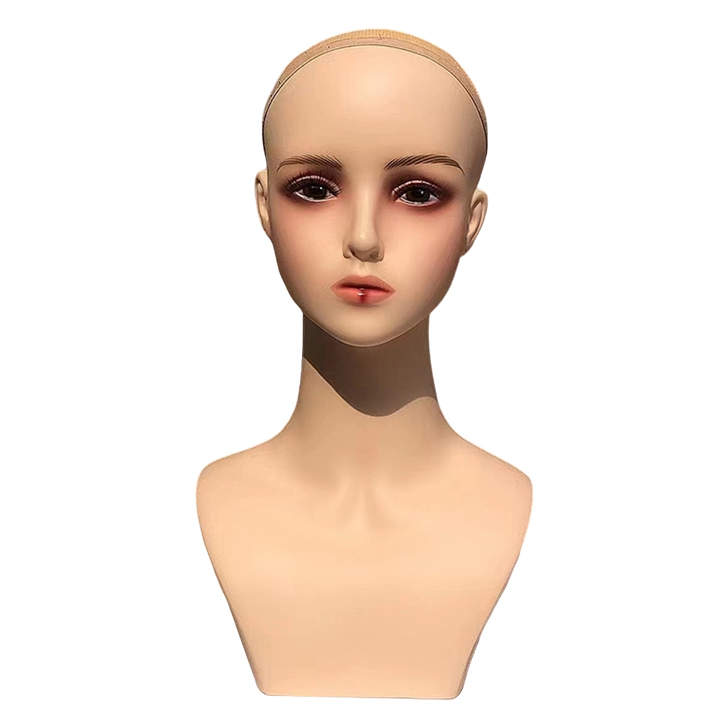 Đầu Ma Nơ Canh Nữ Có Thể Đứng Để Trưng Bày Tóc Giả / Mắt Kính / Nón / Trang Sức