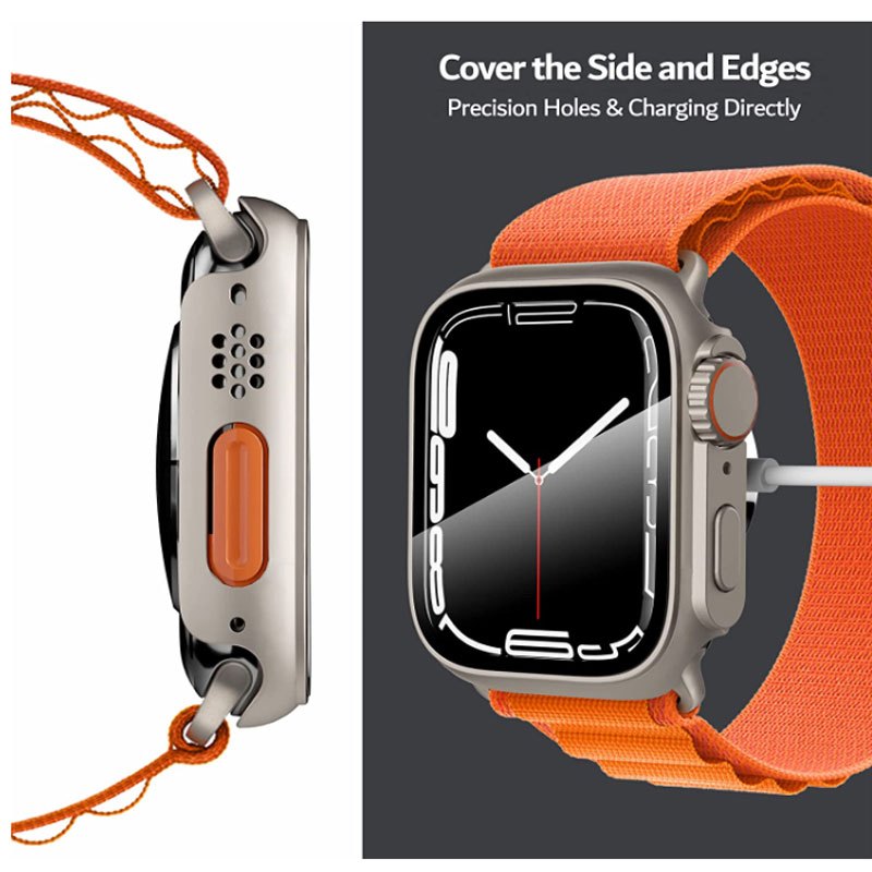 Ốp Bảo Vệ Màn Hình Bằng PC Cứng Siêu Mỏng Cho Apple Watch 45mm 44mm 40mm 41mm iwatch 8 / 7 / 6 / 5 / 4