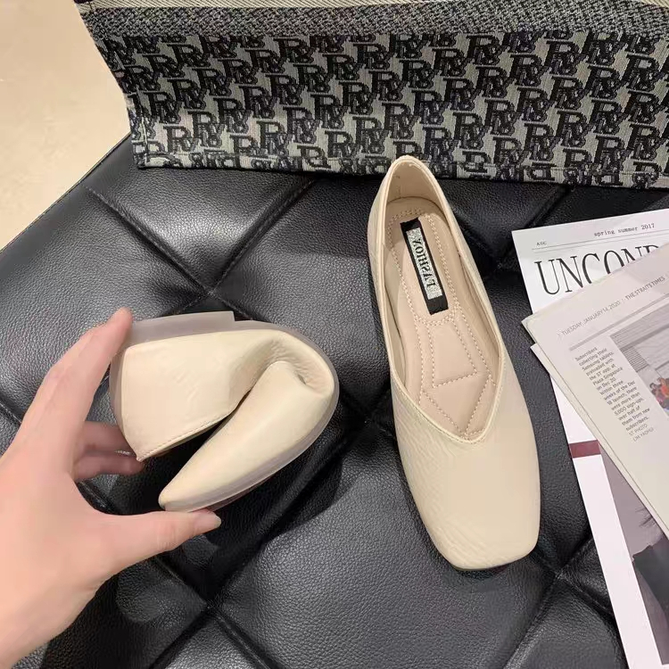 YAOLI Giày búp bê đế mềm thời trang Hàn Quốc cho nữ