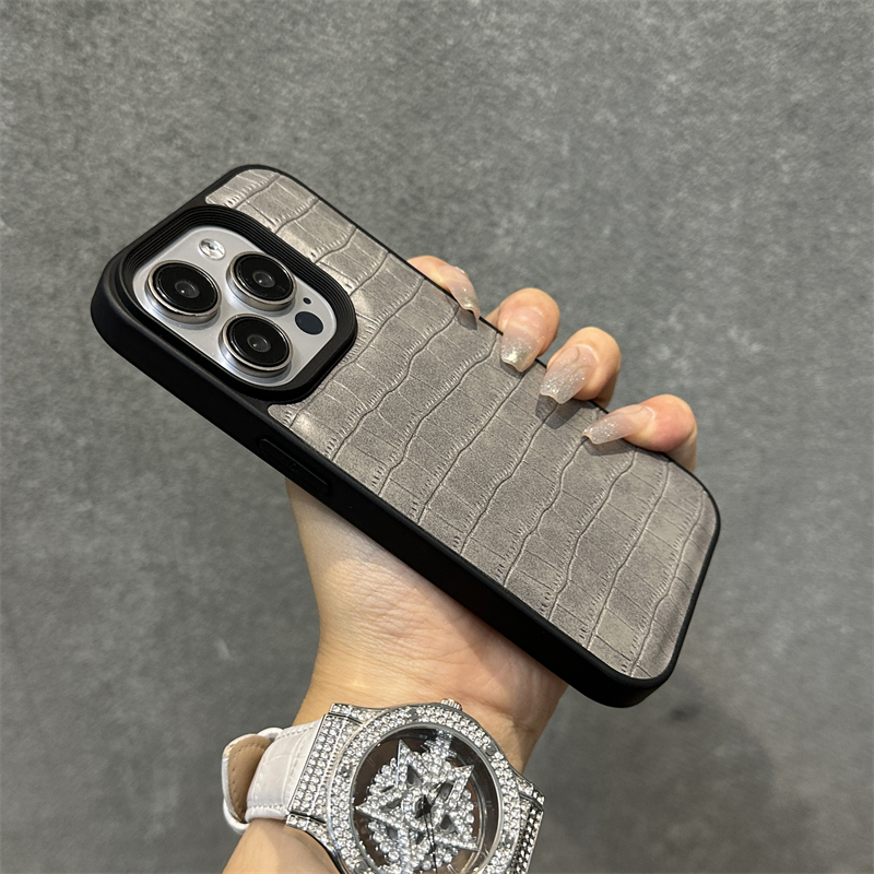 Mới Ốp Điện Thoại Da Cá Sấu Chống Sốc Cho iphone 15 pro max 15 pro 15 14 pro max iphone 13 12 11 pro max