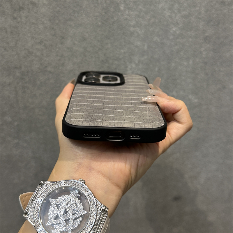 Mới Ốp Điện Thoại Da Cá Sấu Chống Sốc Cho iphone 15 pro max 15 pro 15 14 pro max iphone 13 12 11 pro max