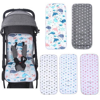 Đệm ngồi lót xe đẩy em bé chất liệu cotton dày dặn tiện dụng