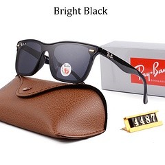 Kính mát gọng vuông màu đen phong cách retro thời trang cho nam nữ