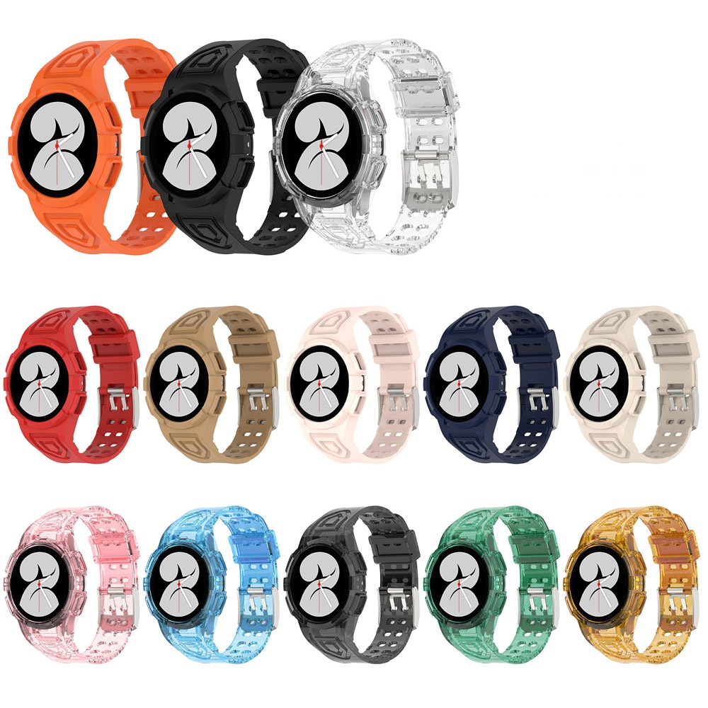 Silicone Dây Đeo Thay Thế Bằng Silicon Cho Đồng Hồ Samsung Galaxy Watch 6 5 4 40mm 44mm Classic 46mm