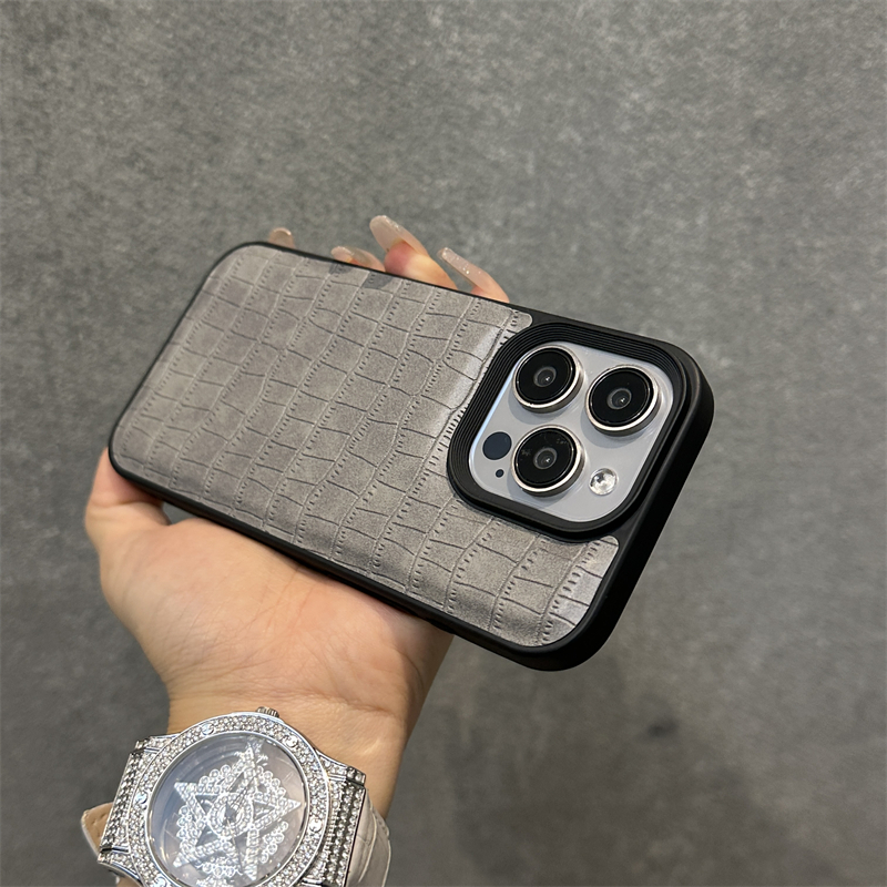 Mới Ốp Điện Thoại Da Cá Sấu Chống Sốc Cho iphone 15 pro max 15 pro 15 14 pro max iphone 13 12 11 pro max