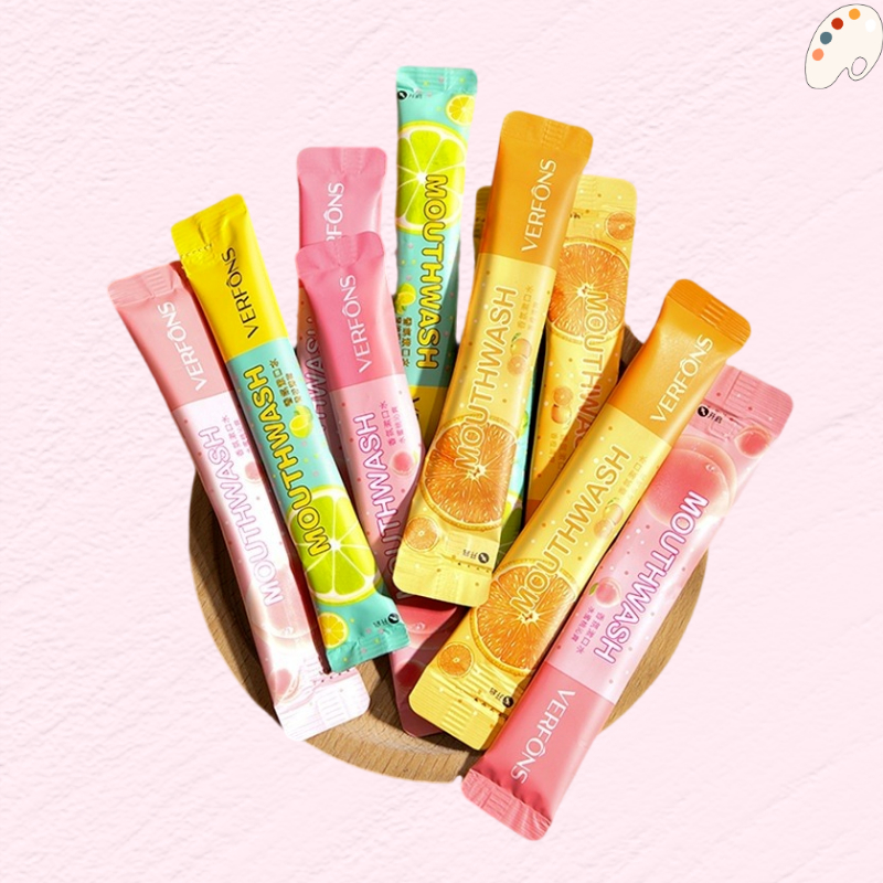 Nước súc miệng thơm fresh care fruit mouthwash portable fresh refreshing mouthwash——Mua một cái, vận chuyển nhanh hơn