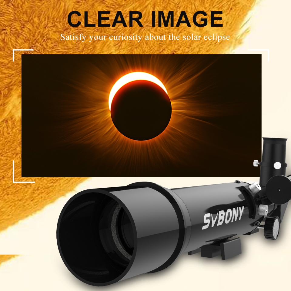 Sbby Ống Nhòm Năng Lượng Mặt Trời sv510 60mm f / 6.6 Kèm Ba Lô
