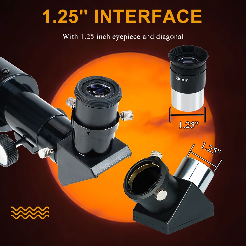 Sbby Ống Nhòm Năng Lượng Mặt Trời sv510 60mm f / 6.6 Kèm Ba Lô