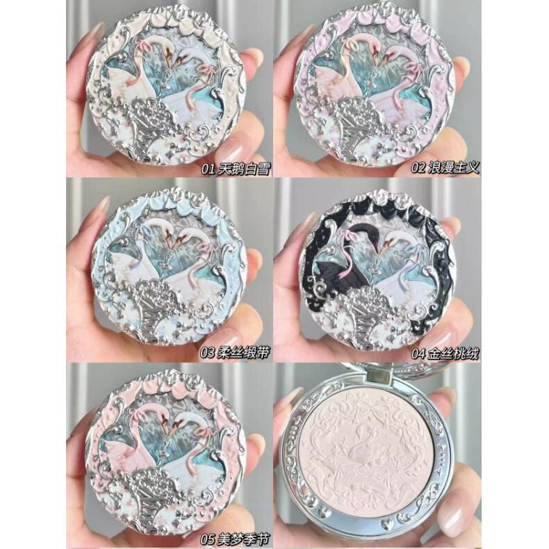 Phấn má hồng Flower Know trang điểm tự nhiên Đơn Sắc Bắt Sáng Màu nude Long Lanh Quyến Rũ