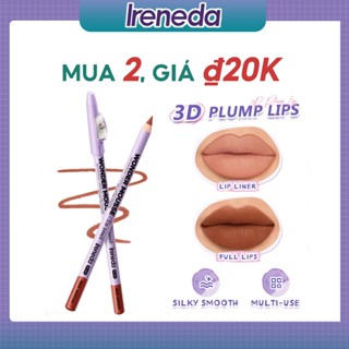  Son Môi Kiêm Đồ Chuốt Chì Tạo Hiệu Ứng Trang Điểm 3D Nhung Mịn Không Thấm Nước 