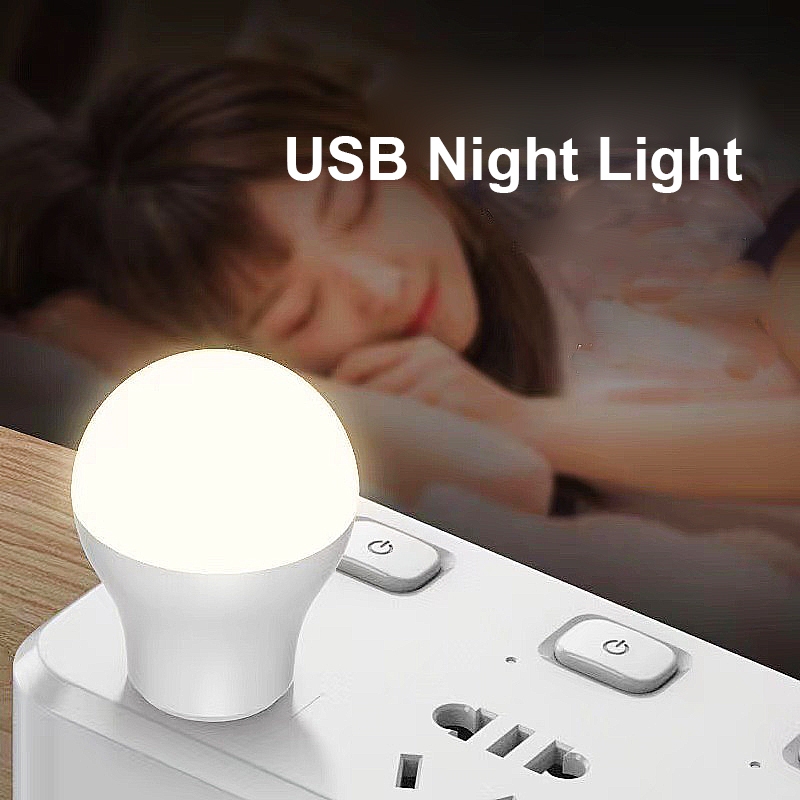 Bóng Đèn mini Ban Đêm Cắm usb Để Bàn	Đèn led Đọc Sách Ban Đêm Chất Lượng Cao