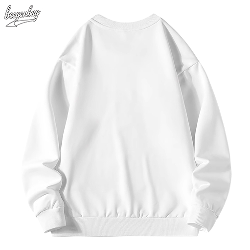 Áo sweater nam BEEYANBUY cổ tròn thời trang in hình Christmas tree unisex 100% cotton-Y0413