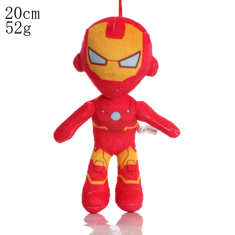 Búp Bê Nhồi Bông 18 Kiểu marvel the avengers Spiderman black panther iron man hulk groot captain america Làm Quà Sinh Nhật Cho Bé