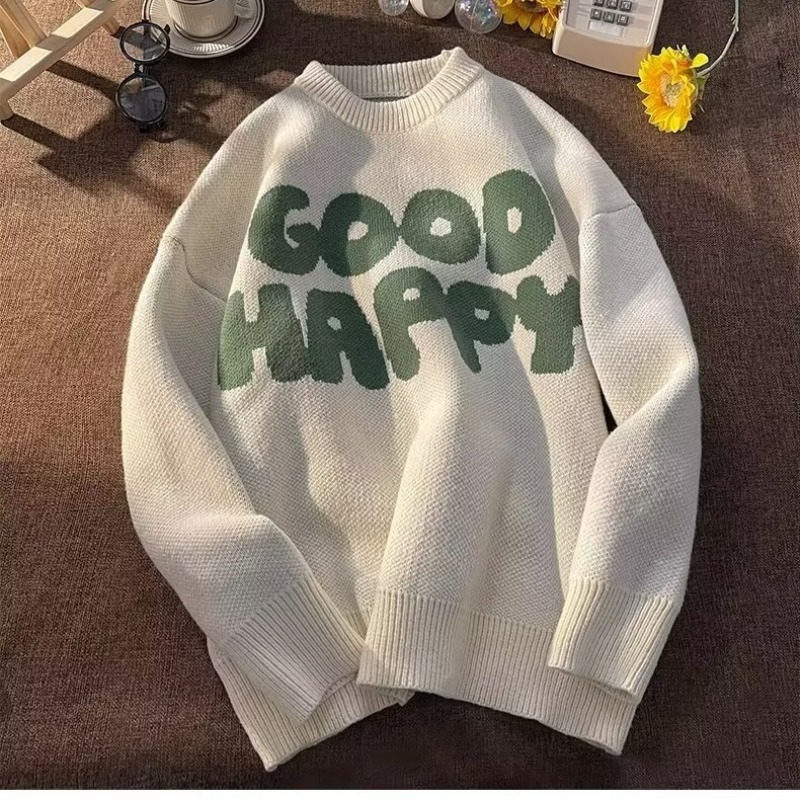 Kyushuad Áo sweater Dệt Kim Phong Cách hong kong Thời Trang Cho Nam