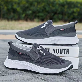🔥giày vải nam🔥giày lười vải nam giày vải đế mềm giày lười nam boy phố Giày canvas cổ thấp cổ điển