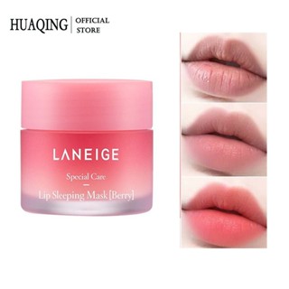  HUAQING Mặt nạ ngủ môi Laneige Sweet mint dưỡng ẩm hiệu quả 3g 