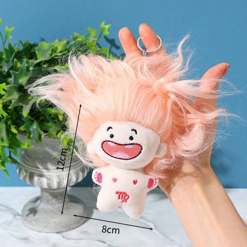 Búp bê nhồi bông 10cm Búp Bê Nhồi Bông Hình Chòm Sao Tóc Dài 10cm Dễ Thương