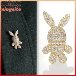 mall inline badgeGhim Cài Áo Hình Thỏ Đính Đá Ngọc Trai Ba Chiều Thời Trang Mới