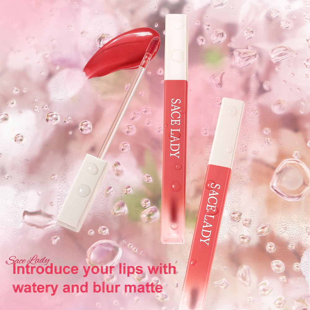 SACE LADY Son Môi Màu Lì Chống Nước Không Dính 2.3g Tiện Dụng