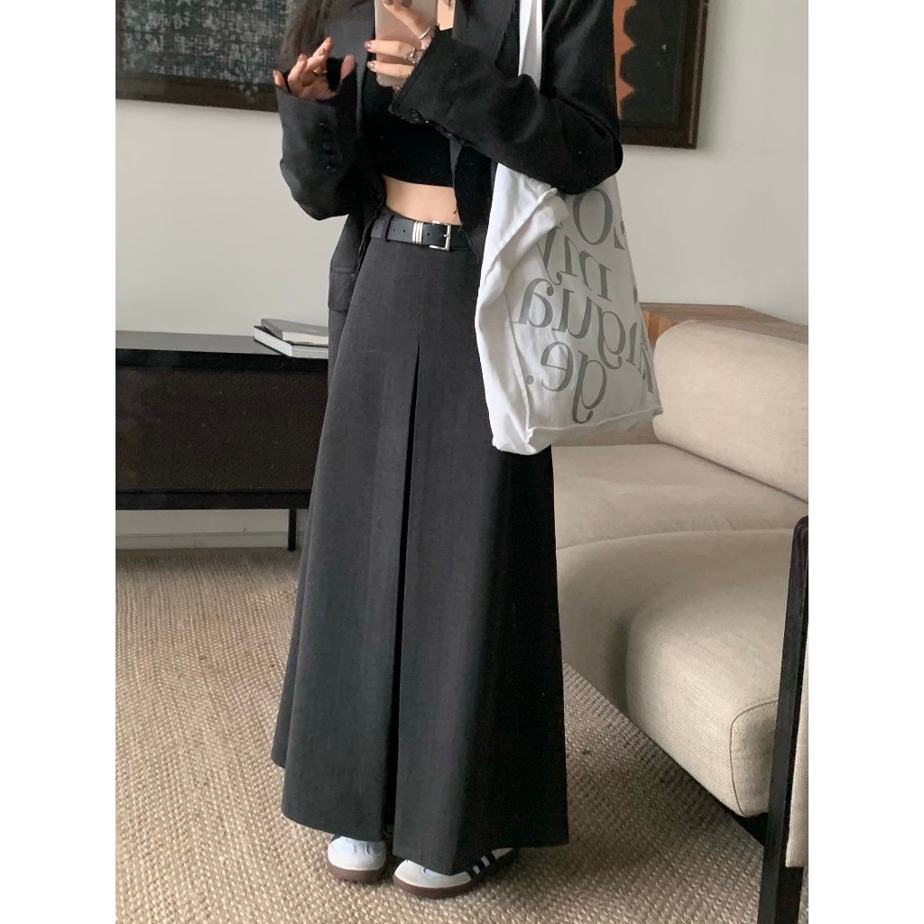 【JMWOMEN】Đầm Dài Qua Gối Dáng Ôm Thời Trang Thu Đông Cho Nữ