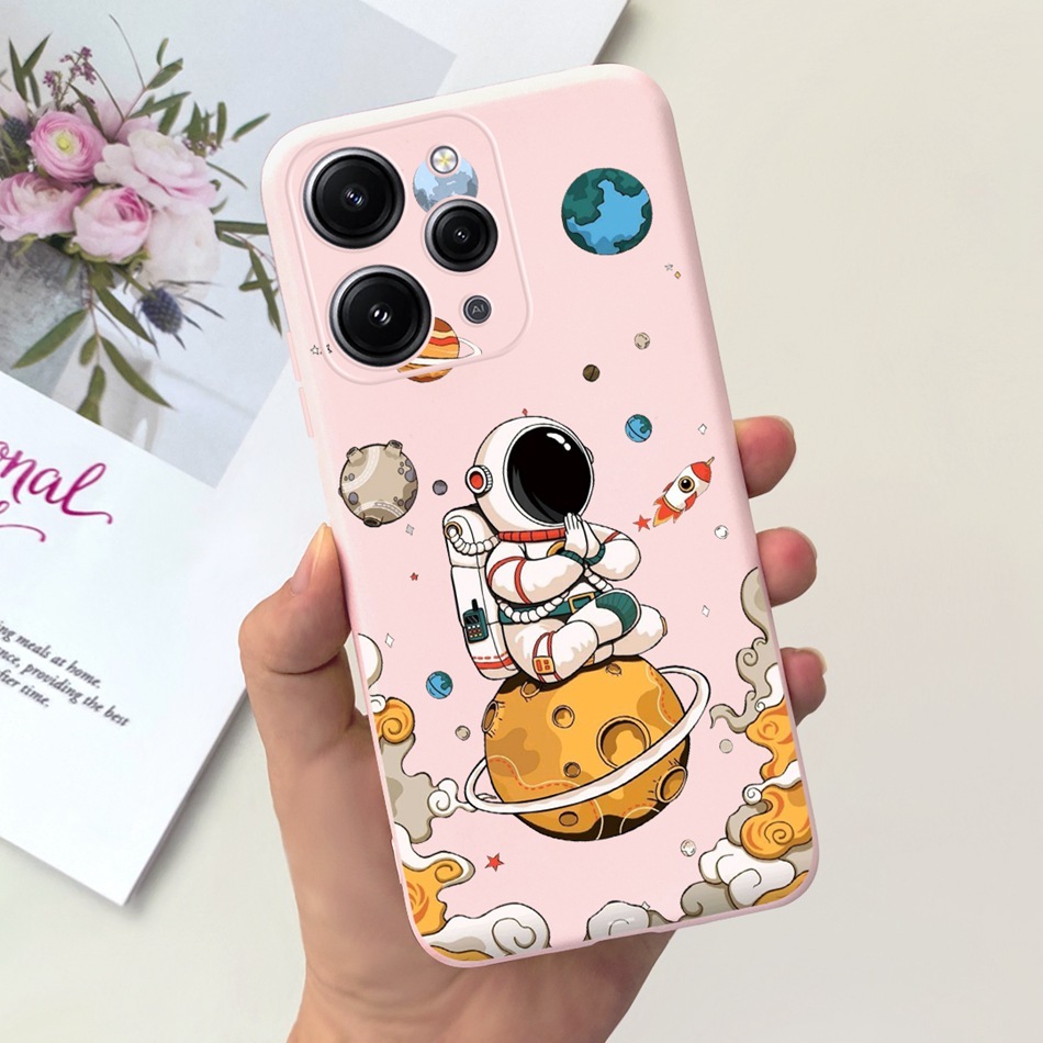 Xiaomi Ốp Điện Thoại tpu Dẻo Họa Tiết Hoạt Hình Khủng Long / Mèo / Phi Hành Gia Cho redmi12 2023 redmi12 4g