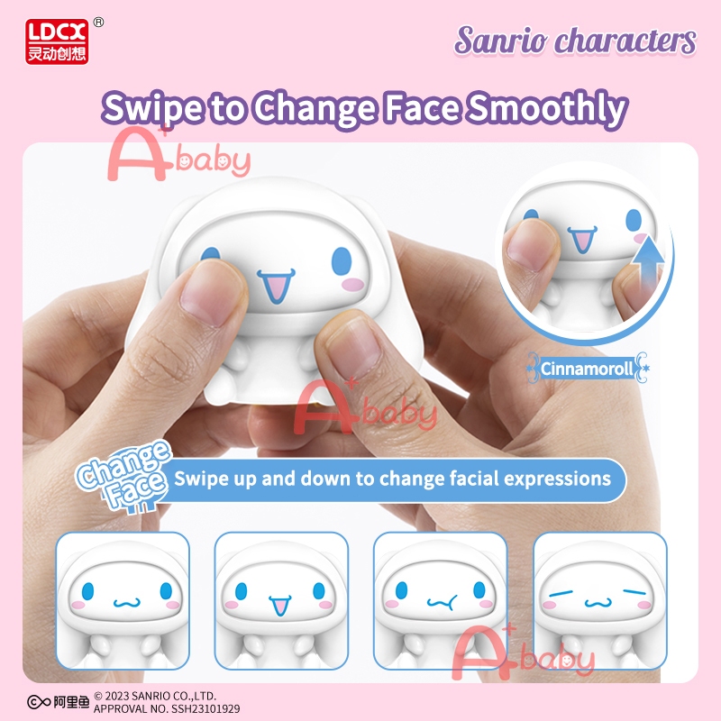 Sanrio  Face-Changing Mô Hình Đồ Chơi Nhân Vật Kuromi/ pom purin / my melody / cinnamoroll / pom purin / hello kitty