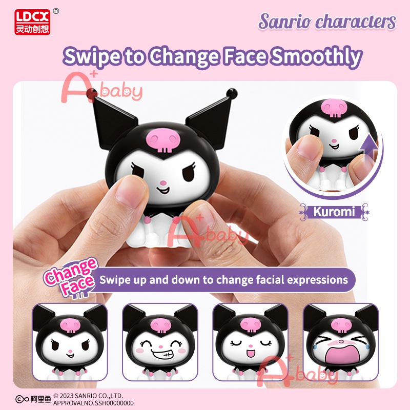 Sanrio  Face-Changing Mô Hình Đồ Chơi Nhân Vật Kuromi/ pom purin / my melody / cinnamoroll / pom purin / hello kitty