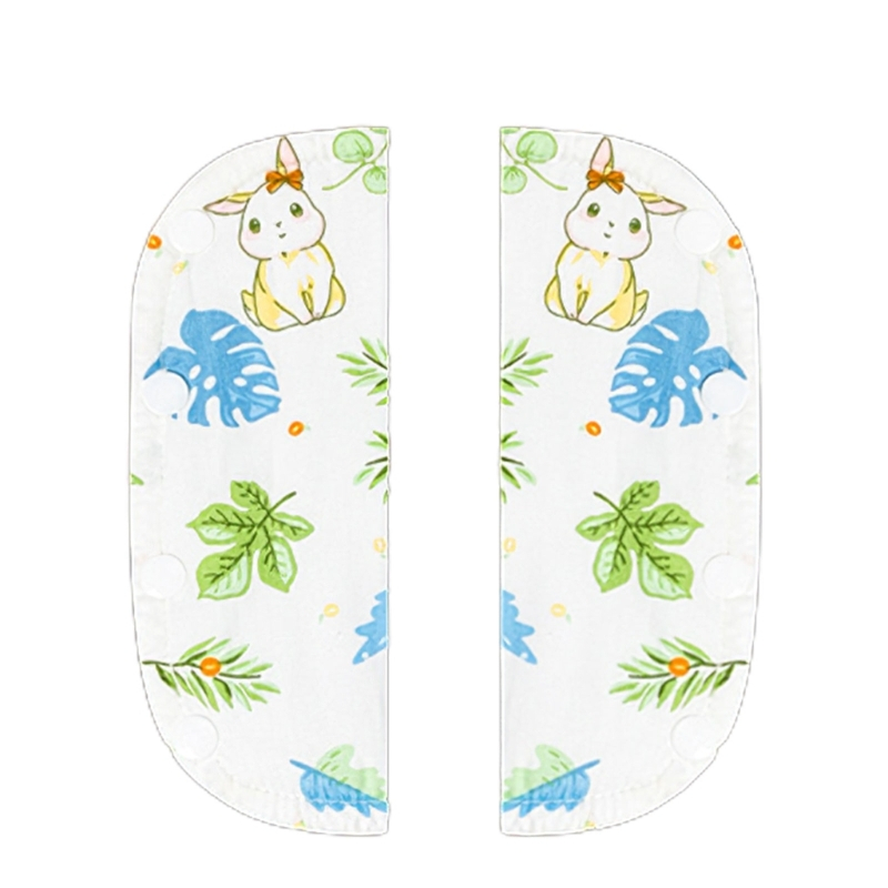 Khăn cotton 3 Lớp Gắn Tay Vịn Xe Đẩy Em Bé An Toàn