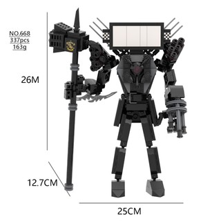 Skibidi Mô Hình robot Nam Châm Lửa Có Thể Lửa Và Chữ vs Camera