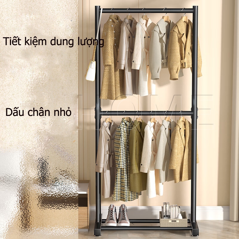 Móc treo quần áo trên mặt đất móc treo phòng ngủ phòng khách giá phơi sang trọng giá áo khoác nhẹ và đơn giản