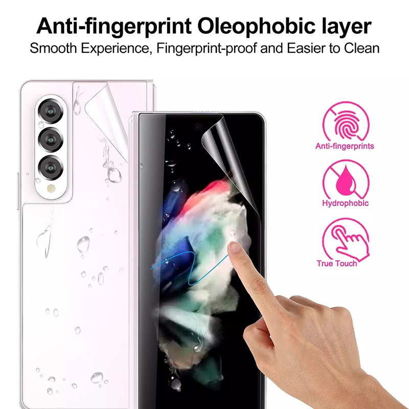 Phim Dán Mềm Mặt Nhám Trong Suốt Cho samsung galaxy z fold 5 z fold 4 z fold 3 z fold 2 fold 1 w22 w23 w24 hd
