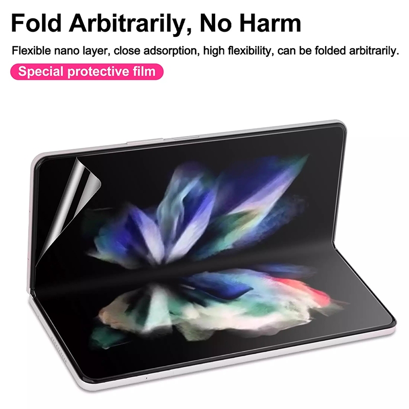Phim Dán Mềm Mặt Nhám Trong Suốt Cho samsung galaxy z fold 5 z fold 4 z fold 3 z fold 2 fold 1 w22 w23 w24 hd