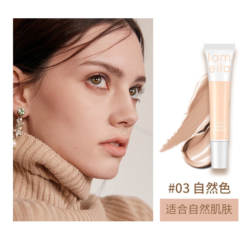 Kem che khuyết điểm, kem che khuyết điểm không thấm nước lâu trôi, kem nền BB dưỡng ẩm, che phủ các vết mụn và vết thâm tạo lớp trang điểm lâu trôi 12.3cmX4cm