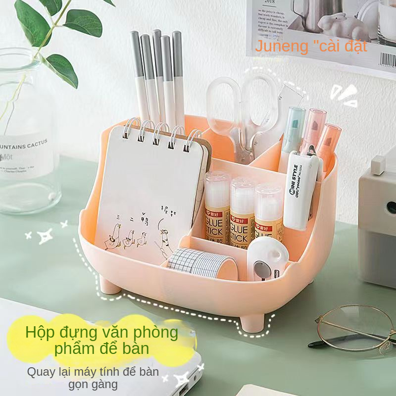 Hộp Đựng Đồ Để Bàn Bằng Nhựa Tiện Dụng