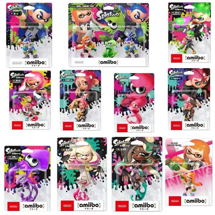 Mô Hình Búp Bê Bạch Tuộc / Chiến Binh amiibo jet warrior Màu Xanh Dương Cho Bé Trai